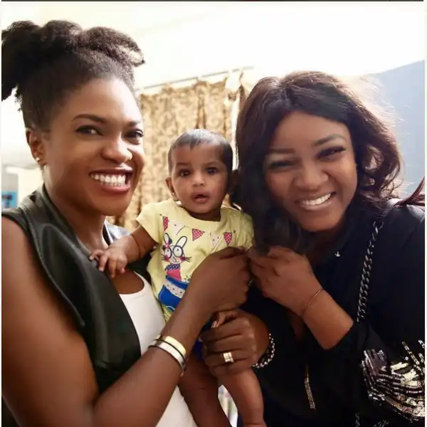 Omotola Jalade-Ekeinde, Omoni Oboli Visit Mother Teresa Orphanage In India (Photos)